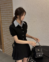 Namon Short-Sleeved Knit Cardigan