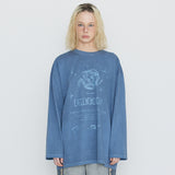 Into The Galaxy Pigment Long Sleeve T Light Blue