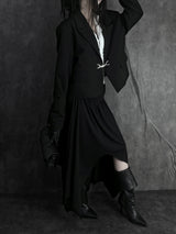 ボールドバックルクロップジャケット (unisex)