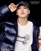 24FW HOSHI X ADLV TIGER SKETCH SHORT SLEEVE T-SHIRT BLACK