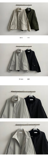 Hacket snap oversized-fit windbreaker