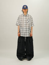 GM Check Overfit Half Shirts