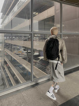 Strap sweat bermuda pants 2C