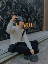 ASCLO ヘンリーネックニットロングT (4color)