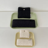 Clam pocket pouch _ Soft cream (R Size)