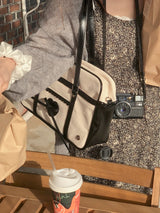 クラシックリボンスクールバッグ_canvas black