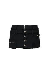 DUSK LAYERED SKIRT black