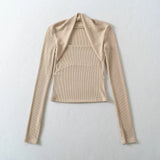 Nieve Sculpted Neckline Knit