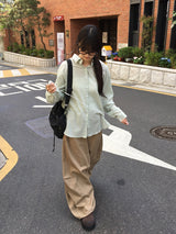[unisex] ハビンジバルーンストリングコットンバンドパンツ