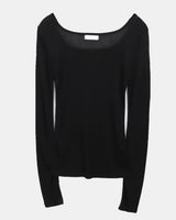 Nev Square-Neck Long Sleeve T-Shirt (9 Colors)
