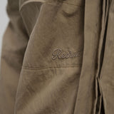 オーセンティックナイロンピンタックストレートパンツ (BEIGE)