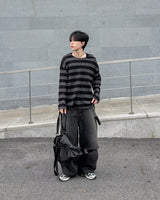 リミットデストロイドワイドデニムパンツ