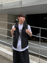 Nylon Hood Vest