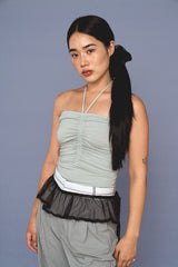 CHIFFON DOT SCRUNCH