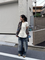 BACK POCKET MAXI JEANS (2C)