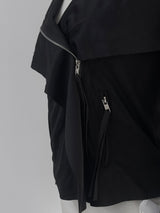 suede drape rider jacket (2color)