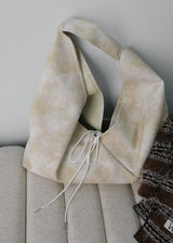 Jeanne Leather Shoulder Bag_Crack Beige