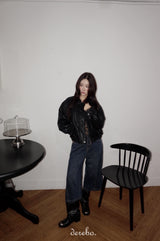 Mohair Leopard Cardigan Knitwear