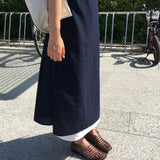 Loendy Layered Bustier Short Sleeve Long Dress 2 Colors