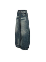 Vancouver Washed Denim Wide Pants