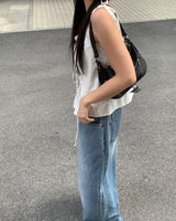 Lace pintuck blouse