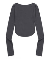 VERION STRAP RIBBON LONG SLEEVE T (4COLOR)