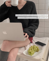 Mohair V-neck Knit