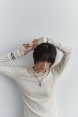 オニキスドロップネックレス (2 size)