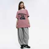 デディケーションピグメント Tシャツ_ペールピンク