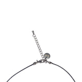 black black gemstone necklace