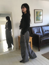 Heart Washed Cargo Pants