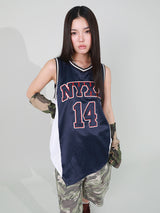 TEAM NYX  BASKETBALL SLEEVELESS (NAVY)