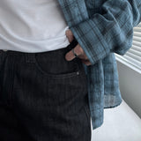 NOS119 Double Belt Non-Fade Denim Pants (XS ~ L)