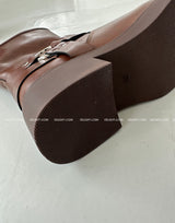 Buckle Tongue Angle Boots