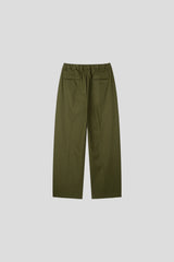 Hard cotton one tuck pants 5color
