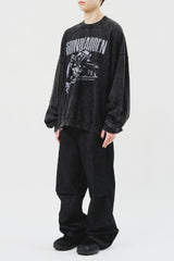 Road Snap Wide Denim (2color)