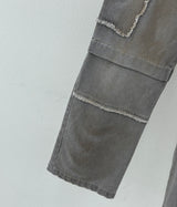 [UNISEX] Vintage Washing Cargo Wide Pants