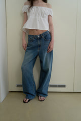 Harbor ribbon blouse_ivory