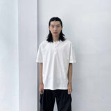 Collarless Henley Tee