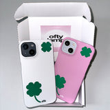 [made] Clover phone case (glossy hard)