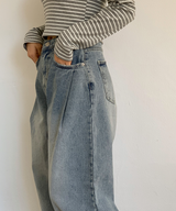 ワンピンタックヒップパンツ