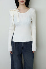 String-off rib knit