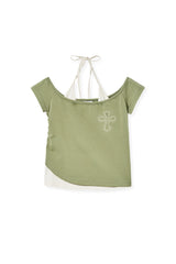 agクロスTシャツ(khaki)
