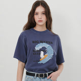 【MADE】SURF GHOST PRINT T-SHIRT [NAVY]