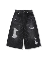 26SS★ ダメージクロップバミューダデニム