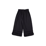 ベリーパンチングレースカプリパンツ (black)