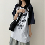 リミンボクシーフィットカラーラグラン半袖Tシャツ