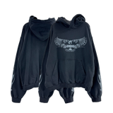 washed eagle hoodie