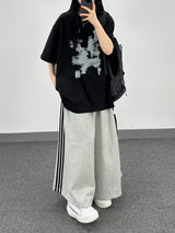 トラックロングスカートパンツ