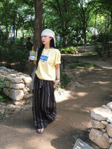 Inca Ethnic Striped Elastic Pants (2c)